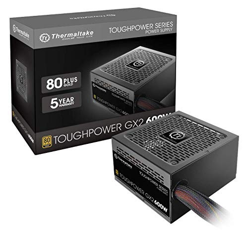 Thermaltake Toughpower GX2 80 Gold 600W SLICrossfire Ready Continuous Power ATX 12V V24EPS V292 Non Modular Power Supply