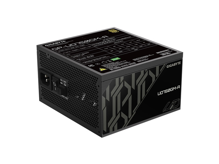 GIGABYTE 750W PSU 80 Plus Gold Certified Fully Modular Power Supply GPUD750GMA