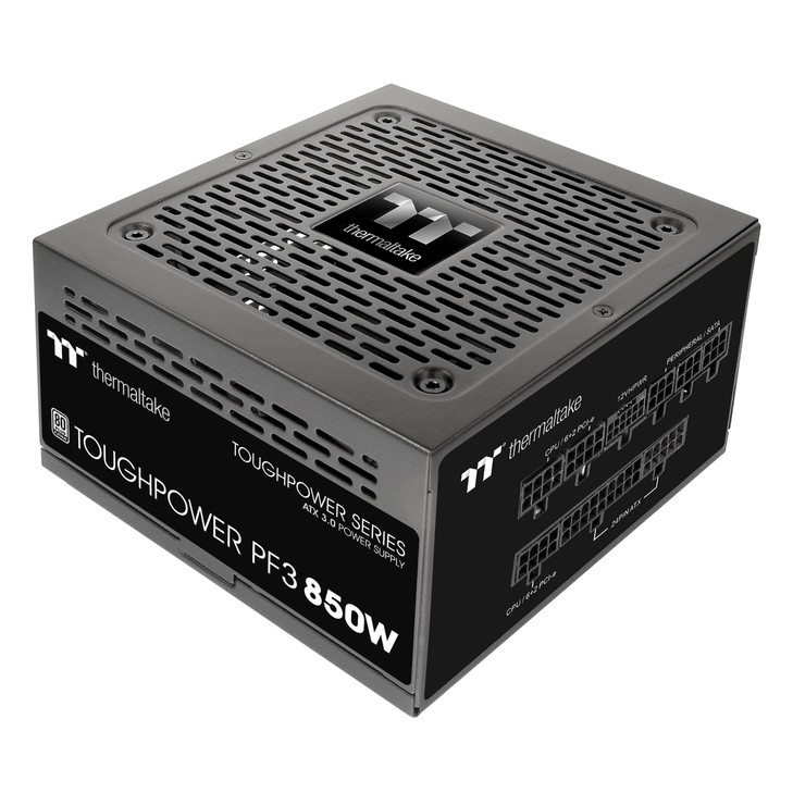 Thermaltake Toughpower PF3 ATX 30 850W 80 Platinum Full Modular SLICrossfire Ready Power Supply PCIe 50 12VHPWR Connecto