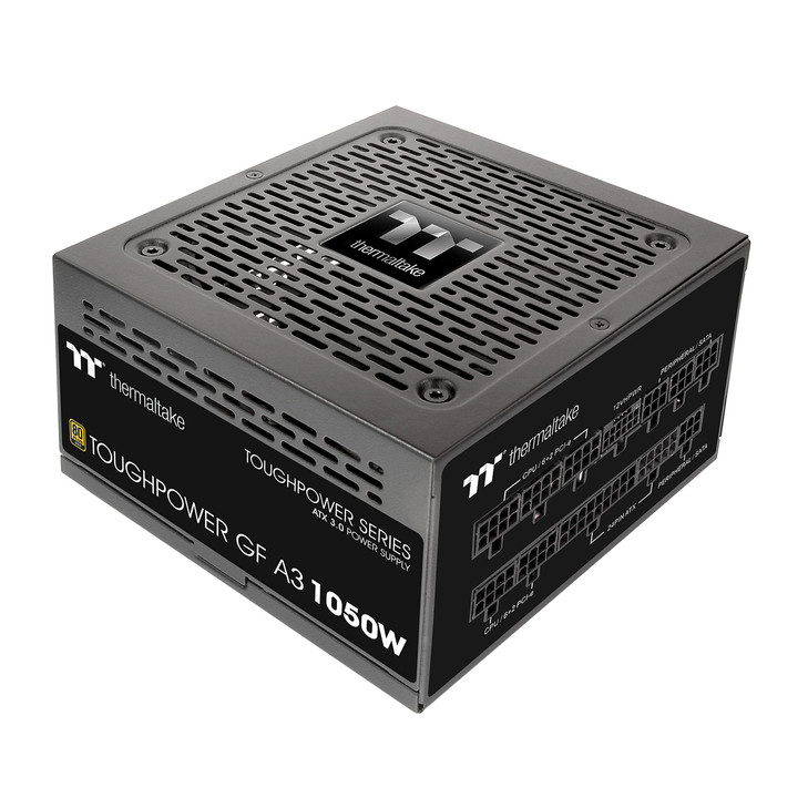 Thermaltake Toughpower GF A3 1050W True 600W 12VHPWR Connectors on PSU NVIDIA RTX 40 Series ATX 30PCIE 50 80 Gold SLICro
