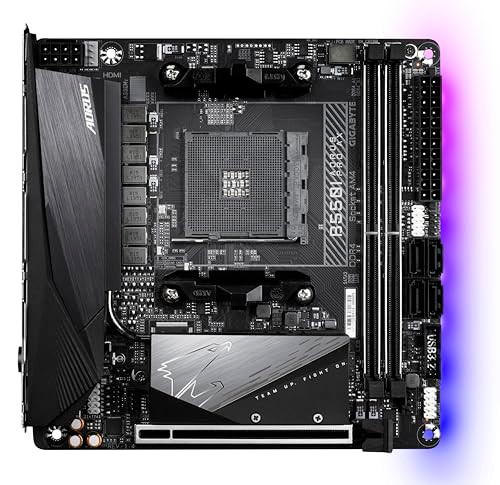 GIGABYTE B550I AORUS PRO AX AMD AM4 ITX Motherboard Supports Ryzen 500040003000 Series DDR4 62 Power Phase 2X M2 PCIe 40