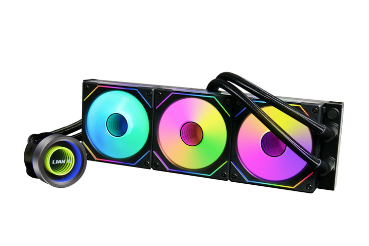 Lian Li Galahad II Trinity 360MM AIO CPU Liquid Cooler PreInstalled ARGB Daisychainable Radiator Fans or UNI Fan SLINF F