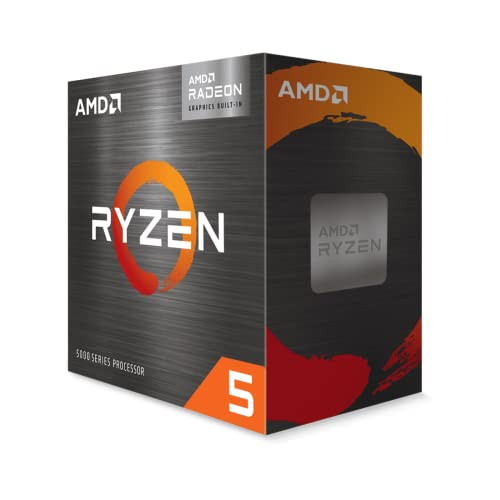 AMD Ryzen 5 5600G 6Core 12Thread Desktop Processor with Radeon Graphics