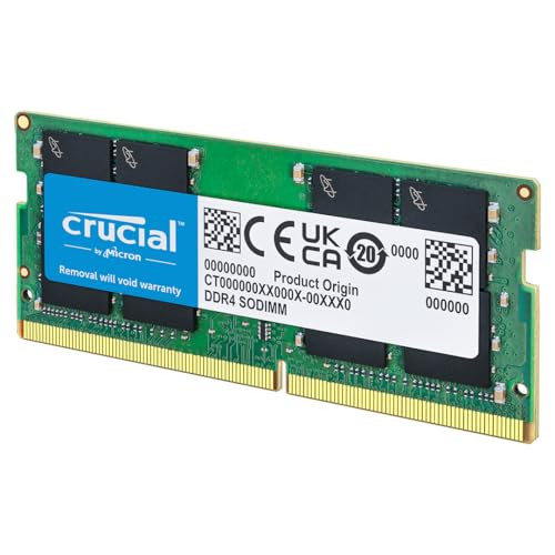 Crucial 32GB Single DDR4 3200 MTS CL22 SODIMM 260Pin Memory CT32G4SFD832A since product details shows CT32G4SFD832A