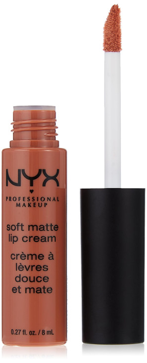 NYX PROFESSIONAL MAKEUP Soft Matte Lip Cream, Lightweight Liquid Lipstick - Abu Dhabi (Deep Rose-Beige) online at globaldelivered