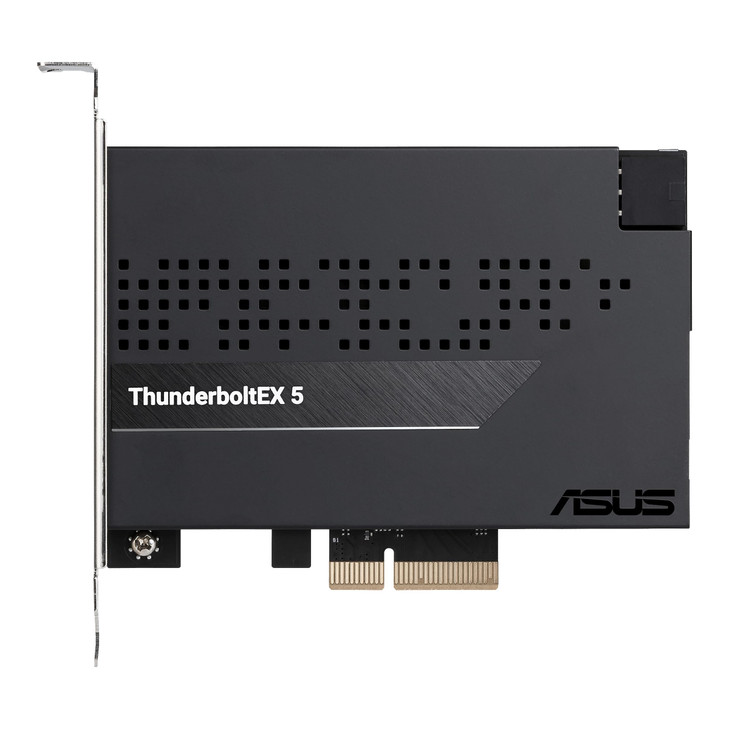ASUS ThunderboltEX 5 Expansion Card Dual Thunderbolt 5 USBC Ports 120Gbps Bandwidth DisplayPort 21 PCIe 40 x4 USB4 Compa