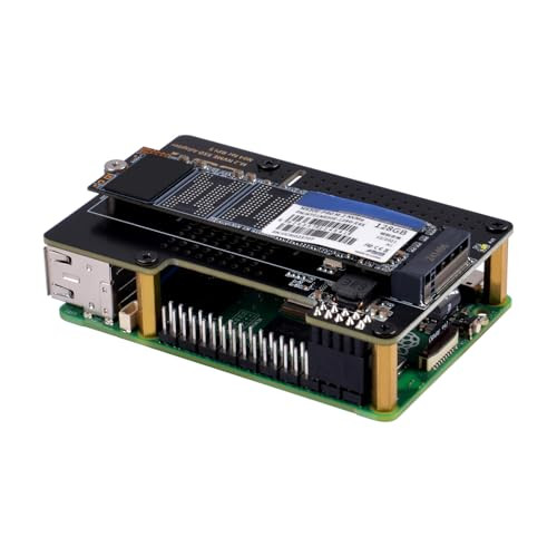 GeeekPi N04 M2 NVMe to PCIe Adapter for Raspberry Pi 5 Support M2 NVMe SSD 2230 2242 2260 2280