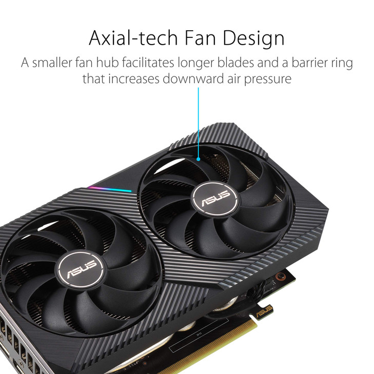 ASUS Dual NVIDIA GeForce RTX 3060 V2 OC Edition 12GB GDDR6 Gaming Graphics Card PCIe 40 12GB GDDR6 Memory HDMI 21 Displa