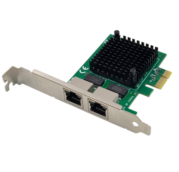 Dual PCIe 31 25GBaseT Network Adapter with Intel I225V I226V 25001000100Mbps PCI Express Gigabit Ethernet NIC Card RJ45