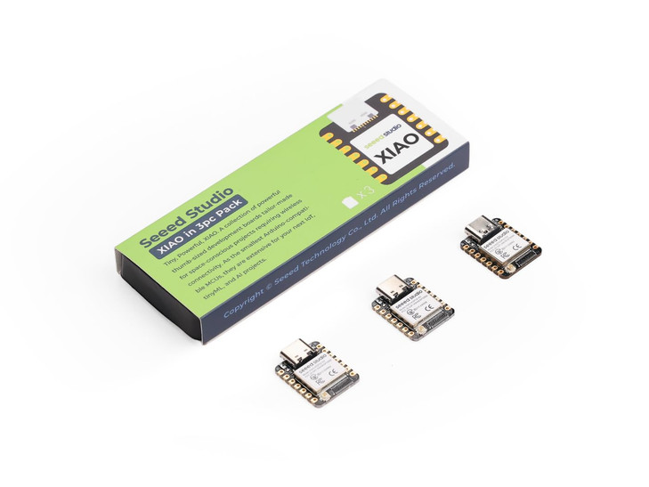XIAO ESP32S3 3PCS Pack 24GHz WiFi BLE 50 8MB PSRAM 8MB Flash Dualcore Battery Charge Supported Power Efficiency and Rich