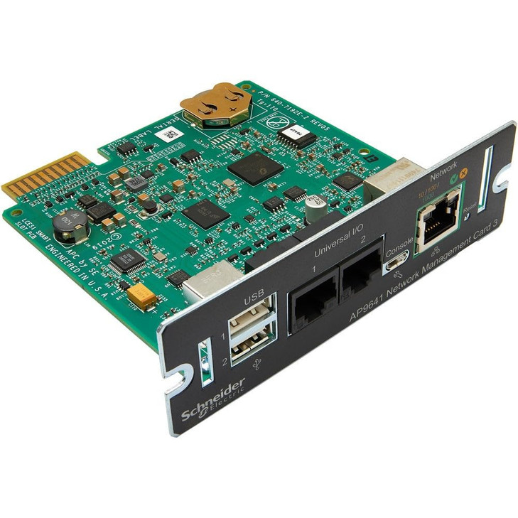 APC UPS Network Management Card 3 with 2 USB Ports and Temperature Monitoring Newest Model 2020 AP9641