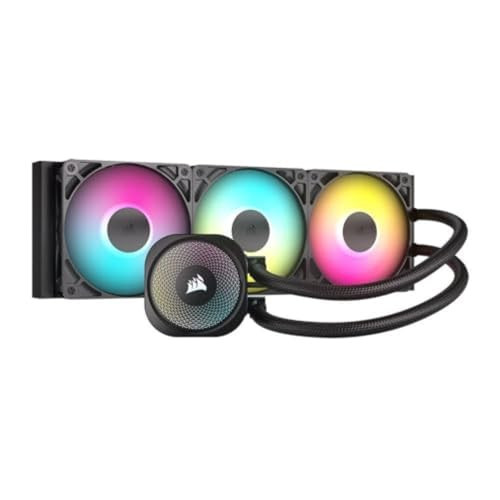 CORSAIR Nautilus 360 RS ARGB Liquid CPU Cooler 360mm AIO LowNoise Direct Motherboard Connection DaisyChain Intel LGA 185