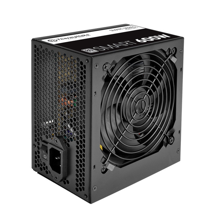 Thermaltake SMART 600W ATX 12V V23EPS 12V 80 Plus Certified Active PFC Power Supply PSSPD0600NPCWUSW