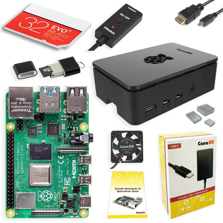 CanaKit Raspberry Pi 4 4GB Starter PRO Kit 4GB RAM