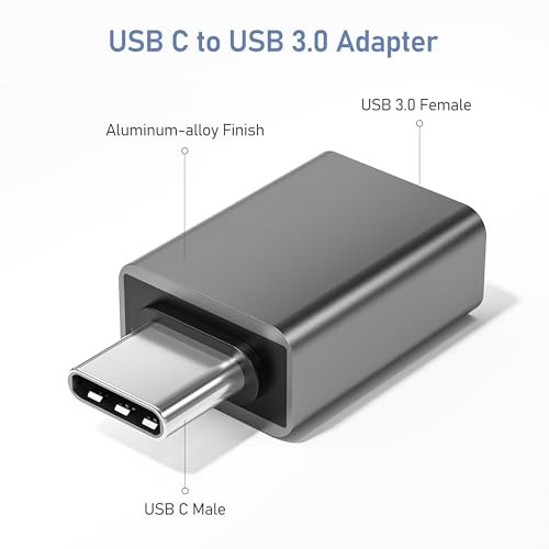 Basesailor USB C to USB Adapter 3PackUSBC Male to A Female 30 OTG MacBook ProAir AdapterType C Thunderbolt 4 3 Converter