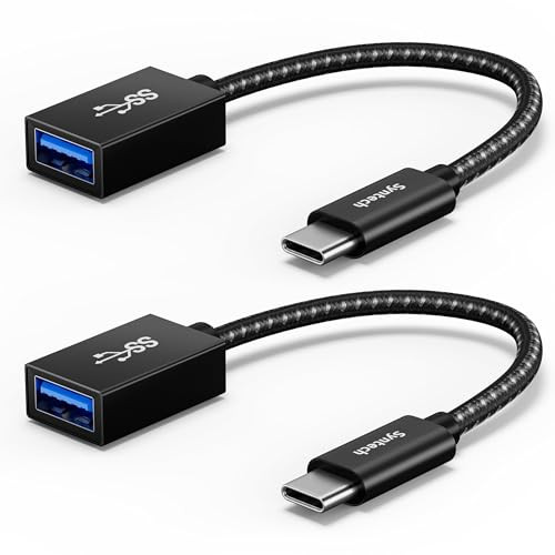 Syntech USB C to USB Adapter 2 Pack USB C to USB 3 Type C to A Thunderbolt 3 to USB Female Adapter OTG Cable Compatible