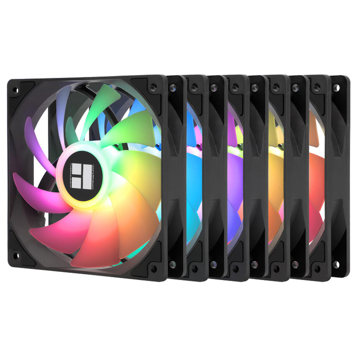 Thermalright TLC12CS X5 CPU Air Fan 120mm Silent Computer Case Cooler Fan with SFDB Bearing up to 1550RPM Speed PC Cooli
