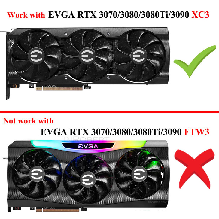 PLA09215S12H Graphics Card Fan for EVGA RTX 3070 3080 Ti 3090 XC3 Black Gaming Cooling Fan FanB