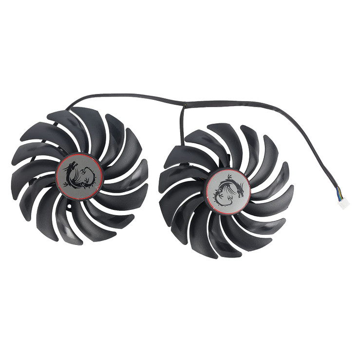 95MM Video Card Fans Replacement for MSI GTX 10701080 Ti Gaming X RX 570 580 5600 5700 XT Gaming X Graphic Card Cooling