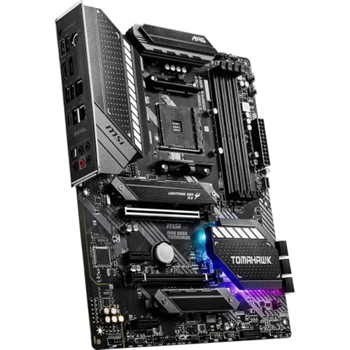 MSI MAG B550 Tomahawk Gaming Motherboard AMD Ryzen 5000 Series AM4 DDR4 PCIe 40 SATA 6Gbs M2 USB 32 Gen 2 HDMIDP 25Gbps