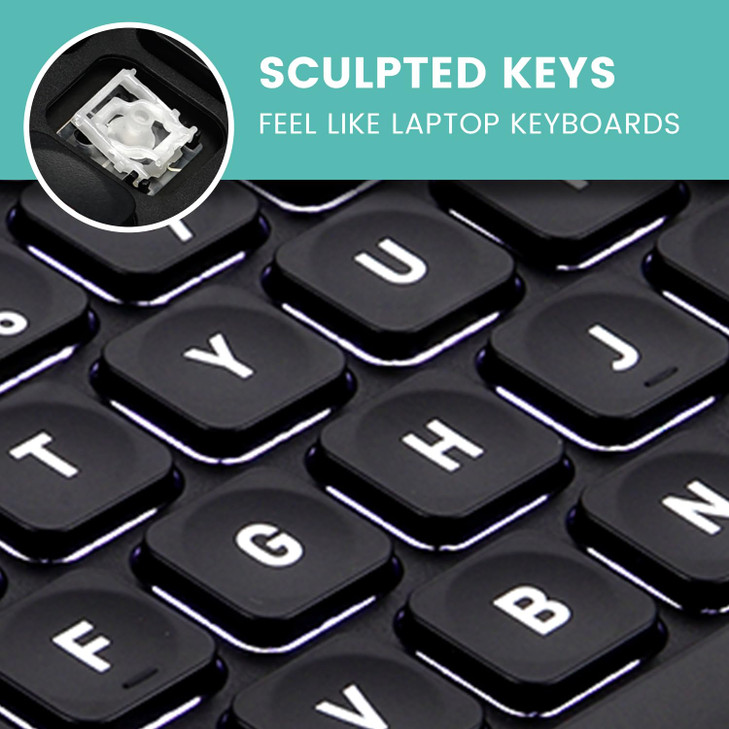 Perixx PERIBOARD332 Wired Backlit USB Keyboard Mini 1122x457x083 Inches Slim Scissor Keys with Big Font White Illuminate