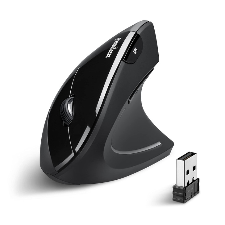 Perixx PERIMICE713 Wireless Ergonomic Vertical Mouse 80012001600 DPI Right Handed Recommended with RSI User