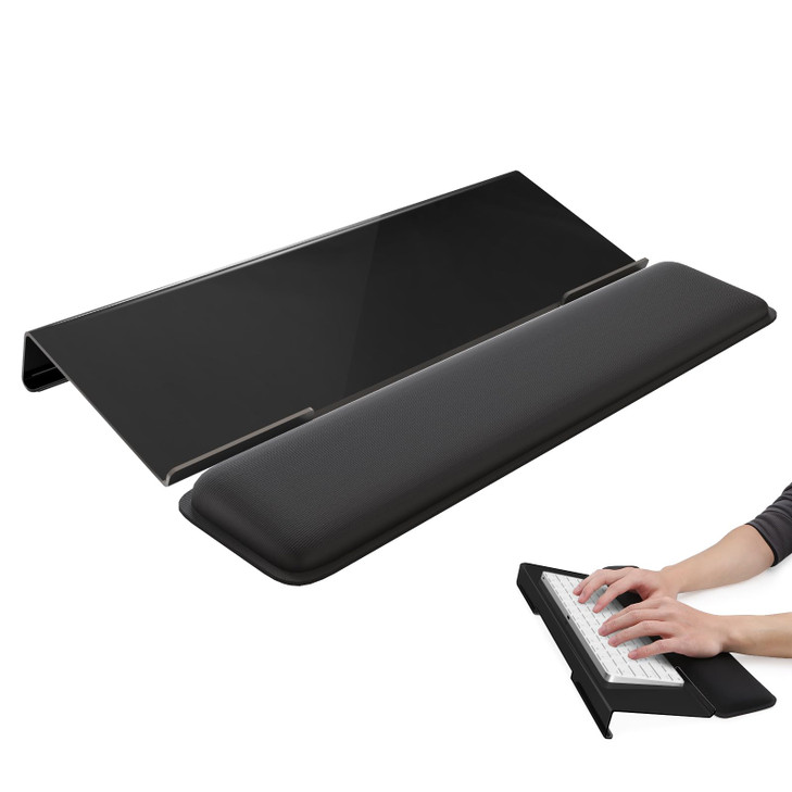 Laborio Computer Keyboard Wrist Rest Stand for Desktop Keyboard Holder for Easy Typing with Wrist Pad for Office Desk Ho