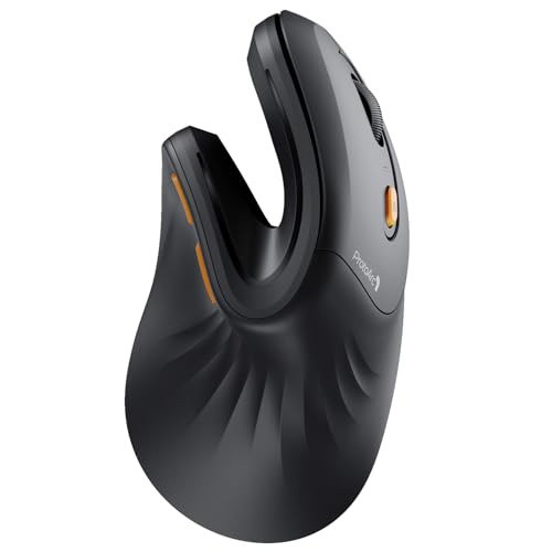 ProtoArc Ergonomic Mouse EM11 NL Bluetooth Rechargeable Wireless Vertical Mouse 3 MultiDevice Connectivity for ComputerP