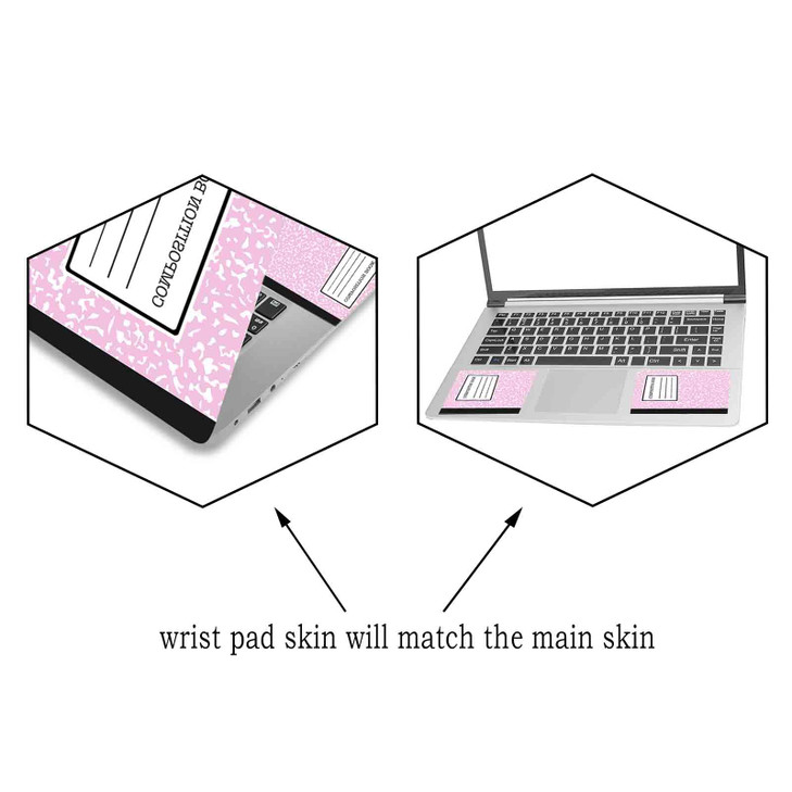 Laptop Skin Sticker Decal12 13 133 14 15 154 156 inch Laptop Vinyl Skin Sticker Cover Art Protector Notebook PC 2 Wrist
