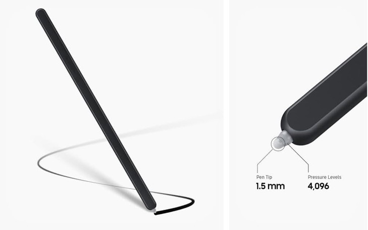 Z Fold 6Fold 5 Slim S Pen Fold Edition 4096 Pressure Levels Compatible with Galaxy Z Fold 65 Phones Only Fold 5 Pen Slim