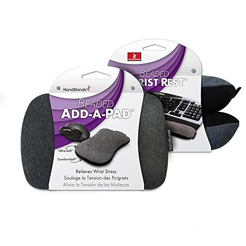 HandStands Beaded Keyboard Mouse Wrist Rest Combo