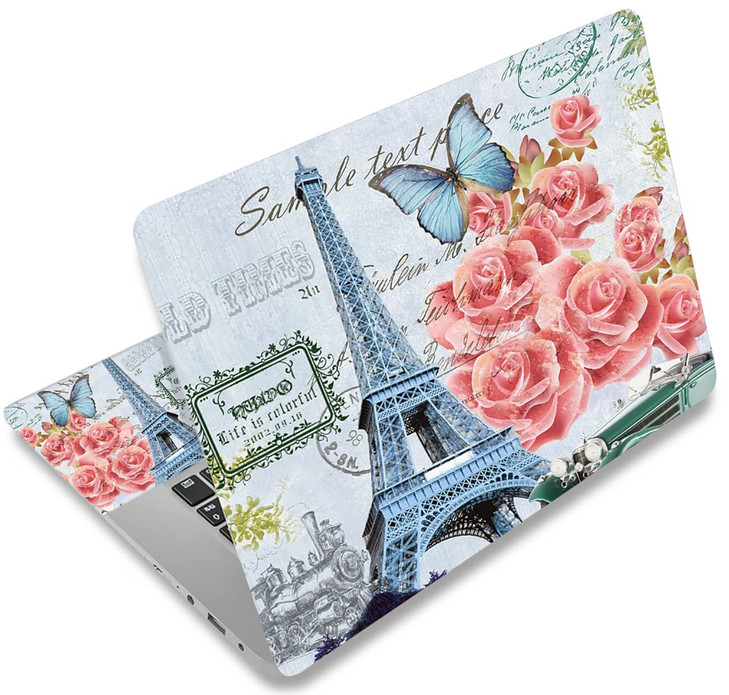 FYNEK024 Laptop DecalEiffel Tower 12156 Inch Art Decal Cover Protector Notebook PC Skin