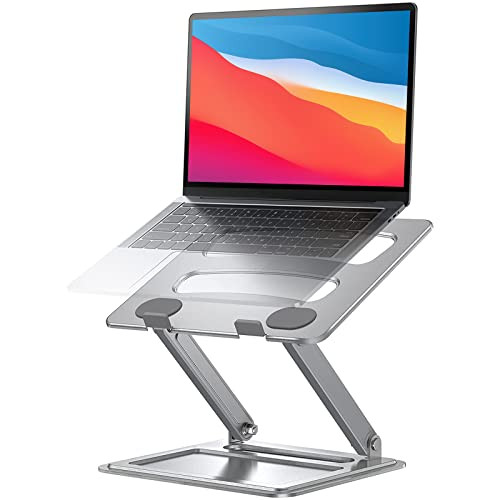 LORYERGO Adjustable Laptop Stand Portable for 173inch Laptops Holds Up to 176lbs Ergonomic Posture Heat Dissipation