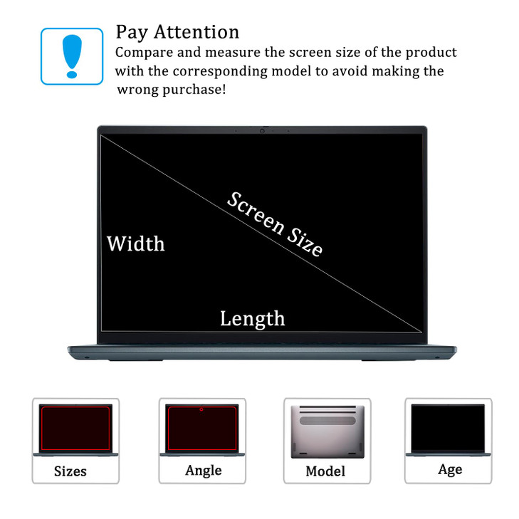 16 Inch Tempered Glass Screen Protector Compatible with HP Envy 16Spectre x360 16ZBook 16OmniBook 577 Flip 16OMEN 16Pavi