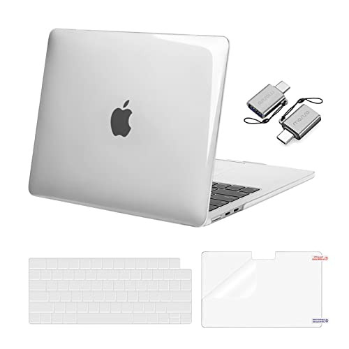 MOSISO Compatible with MacBook Air 13 inch Case 2026 2025 2024 2023 2022 M4 A3240 M3 A3113 M2 A2681Plastic Hard ShellKey