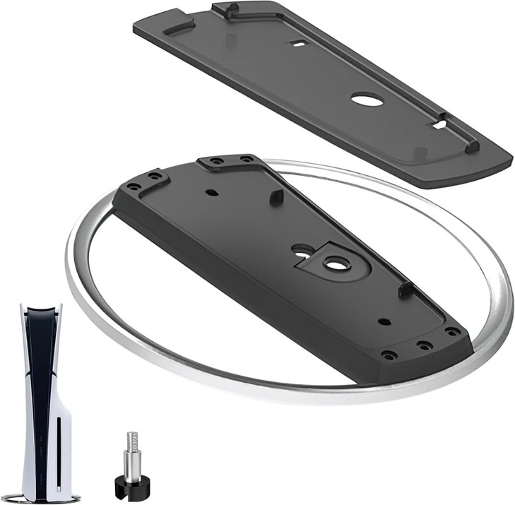 YLVOTER Vertical Stand Compatible with PS5 Slim PS5 Console Vertical Play 5 Console Stand NonSlip Base Mount for Play St