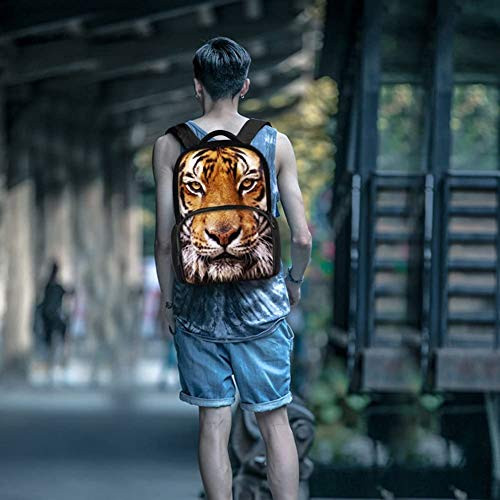 ENDUO DESIGN Animal School Bag Leopard School College Backpack Teenagers Casual Daypack17 Inch Laptop Backpack for