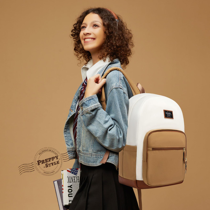 LOVEVOOK Small School Backpack for Women Girls Lightweight College Laptop Backpack Water resistant Classic Bookbag Casua