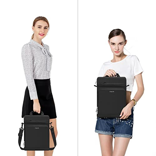 MOSISO Vertical Laptop Shoulder Bag Compatible with MacBook AirPro13133 inch NotebookCompatible with MacBook Pro 14 2025