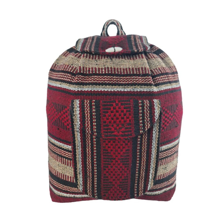 woven backpack casual daypack multipurpose backpack breathable backpack lightweight backpack laptop backpack rouge briqu