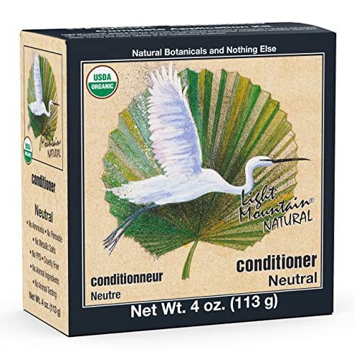 Light Mountain Henna Hair Color & Conditioner - Neutral Hair Dye for Men/Women with Conditioning Botanicals for Shiny Hair, 4 Oz online at globaldelivered