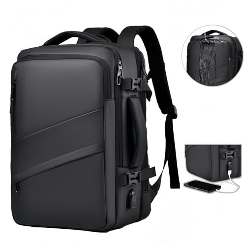 Archimas Carry On Backpack for Airplanes 2240L Expandable Mens Travel Backpack Multifunctional 173 inch Business Laptop