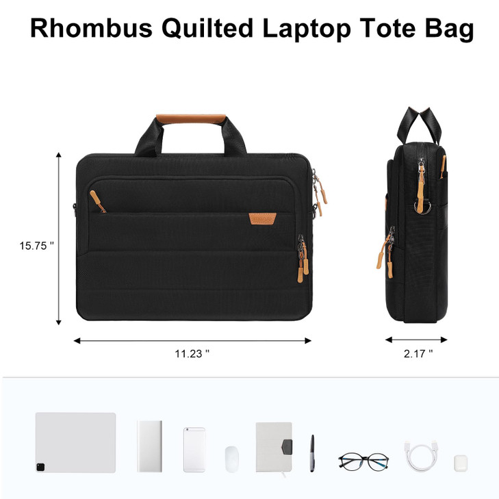 MOSISO Laptop Shoulder Messenger Bag 15156 inch Computer Bag Compatible with MacBook Pro 16 inch HP Dell Lenovo Asus Not
