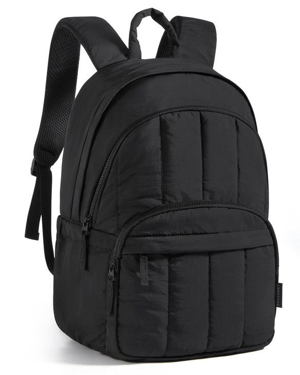 BAGSMART Womens Backpack Travel Laptop Backpack for Women Quilted College Laptop Bookbag Work Back Pack for Women Cute C