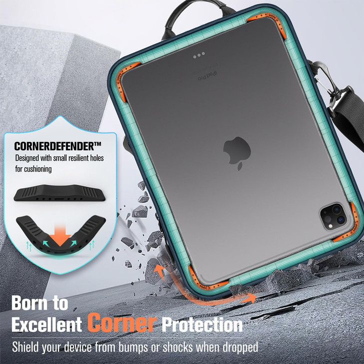 MoKo Tablet Sleeve Bag129 Inch iPad Carrying Case360 Protective Tablet Travel Case with Shoulder Strap13 Inch New iPad P