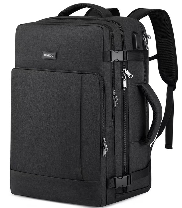 BIKROD Travel Backpack for Women 45L Extra Large Flight Approved Carry on Backpack Sturdy Business Men Backpack 184 Lapt