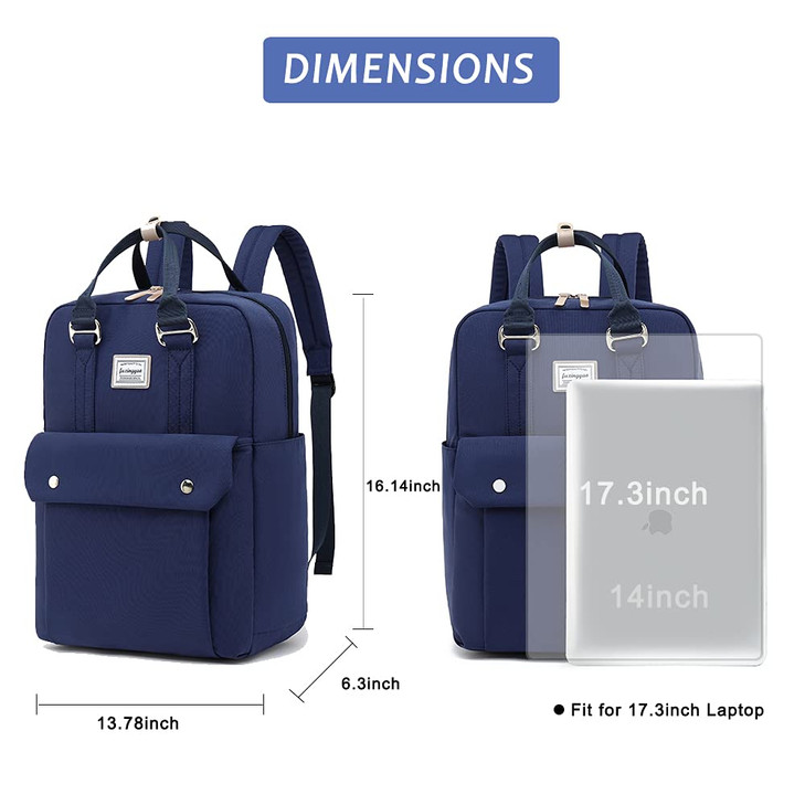 FUXINGYAO Women Laptop Backpack Durable Travel backpack with Headphone Cable Hole Anti Theft Backpack for Fits 156 Inch