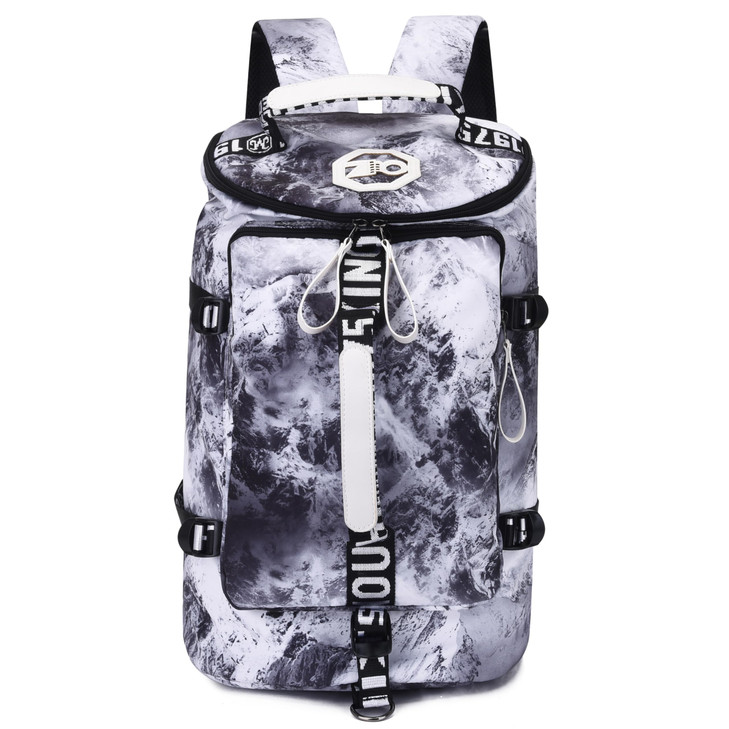 GGOV Gym Sport Bag Backpack Duffle Bag Weekender Bag Waterproof Travel Sling Bag Casual Daypack for Men and Women