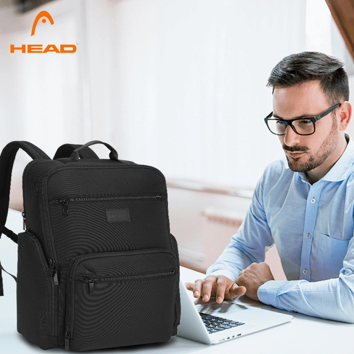 HEAD Large Laptop Backpack for Men with Trolley Sleeve Travel Backpacks Fits 173 inch Laptop Waterproof Business Laptop