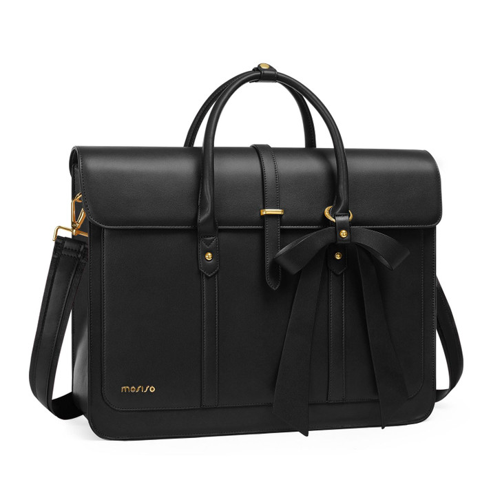 MOSISO Laptop Bag for Women 15156 inch PU Leather Laptop Shoulder Bags Convertible Backpack 16 inch Messenger Bags Casua